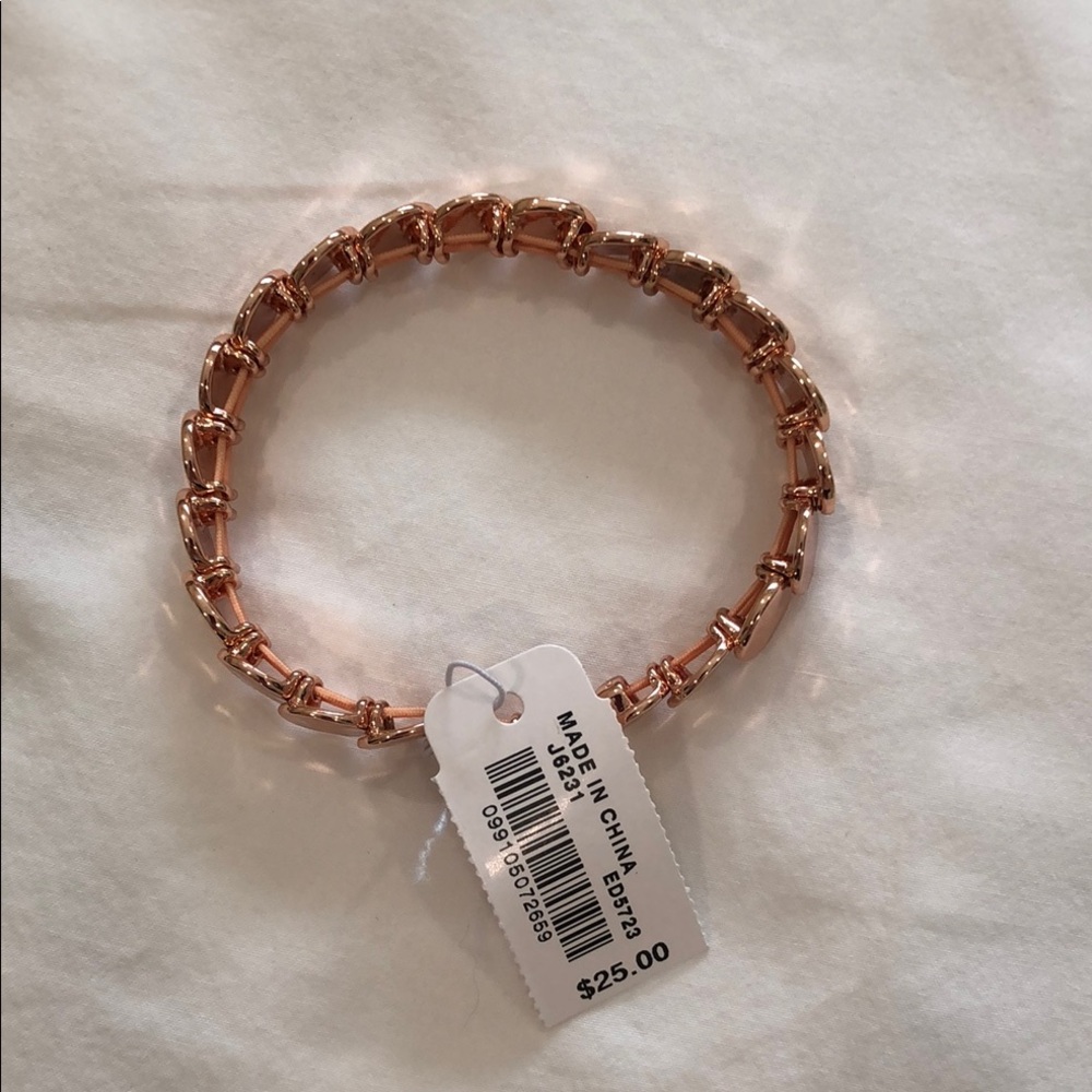Gold Bead Stretch Bracelet Elegant Design